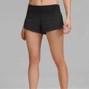 Black lululemon shorts perfect condition